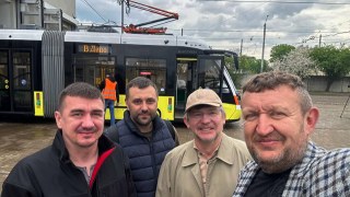 Ще три нові трамваї виходять на маршрути Львова