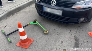 У Львові водій Volkswagen Jetta збив дитину на самокаті