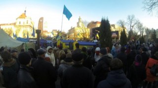 Євромайдан у Львові продовжується