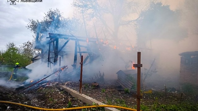 пожежа у селі Велика Вільшаниця